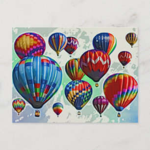 Postal Globos de aire caliente