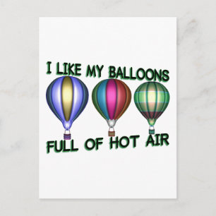 Postal Globos de aire caliente
