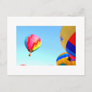 Postal globos de aire caliente