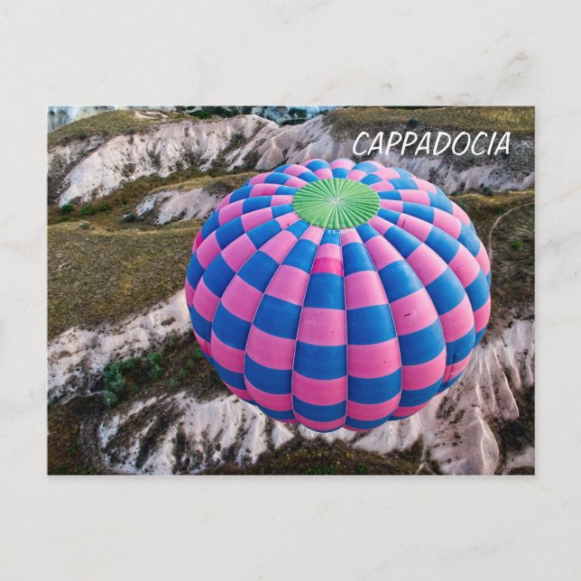Postal Globos de aire caliente sobre Cappadocia (Anverso)