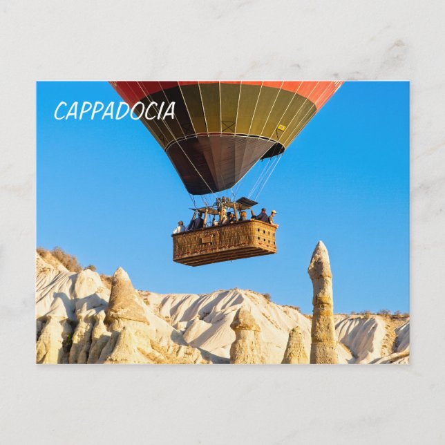 Postal Globos de aire caliente sobre Cappadocia (Anverso)