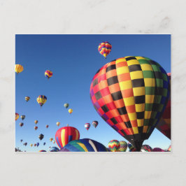 Postal Globos de ascensión masiva