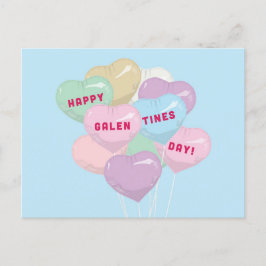 Postal Globos de conversación de Galentine - BADASS SQUAD