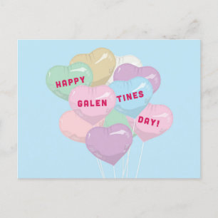 Postal Globos de conversación de Galentine - BADASS SQUAD