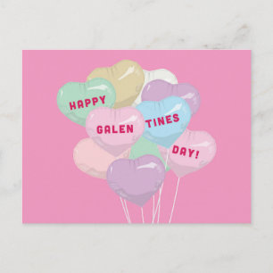 Postal Globos de conversación de Galentine - XOXO