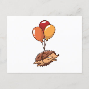 Postal globos de erizo