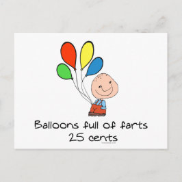 Postal Globos llenos de pedos