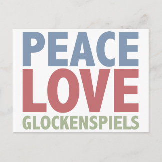 Postal Glockenspiels de amor por la paz