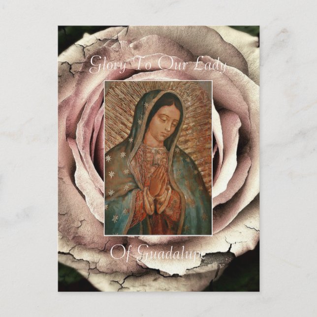 Postal Gloria A Nuestra Señora De Guadalupe (Anverso)