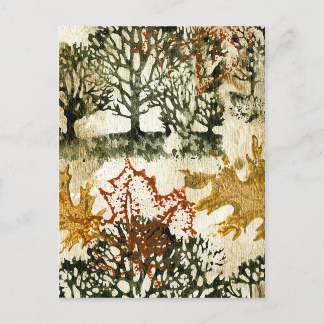 Postal Gloria del otoño (Anverso)