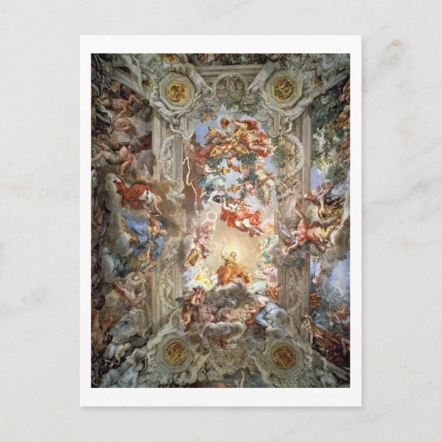 Postal Glorificación del reinado del Papa Urbano VIII (15 (Anverso)