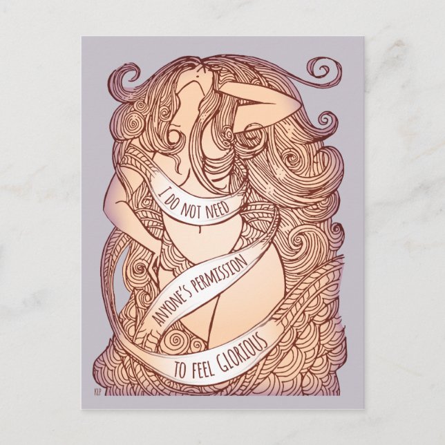 Postal gloriosa en Lilac (Anverso)