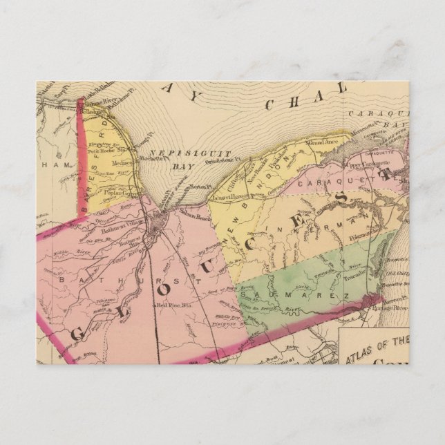 Postal Gloucester Co., NB (Anverso)