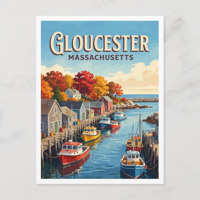 Postal Gloucester Massachusetts (Anverso)