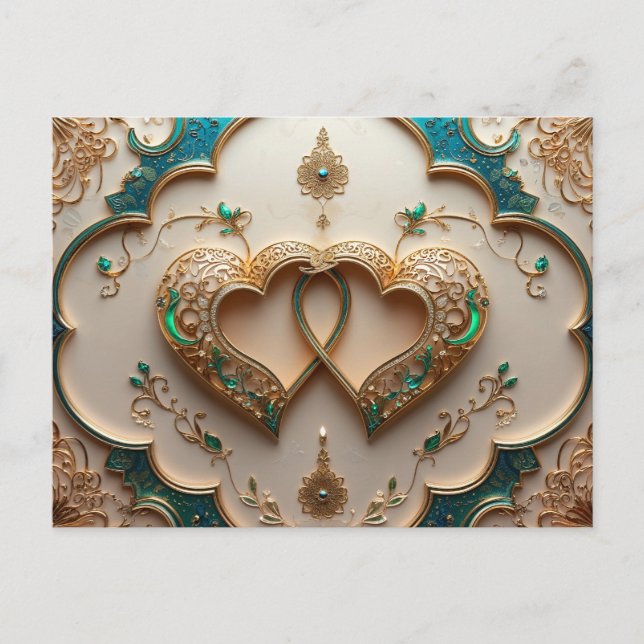 Postal Glückwunsch Postkarte Mabrouk (Anverso)