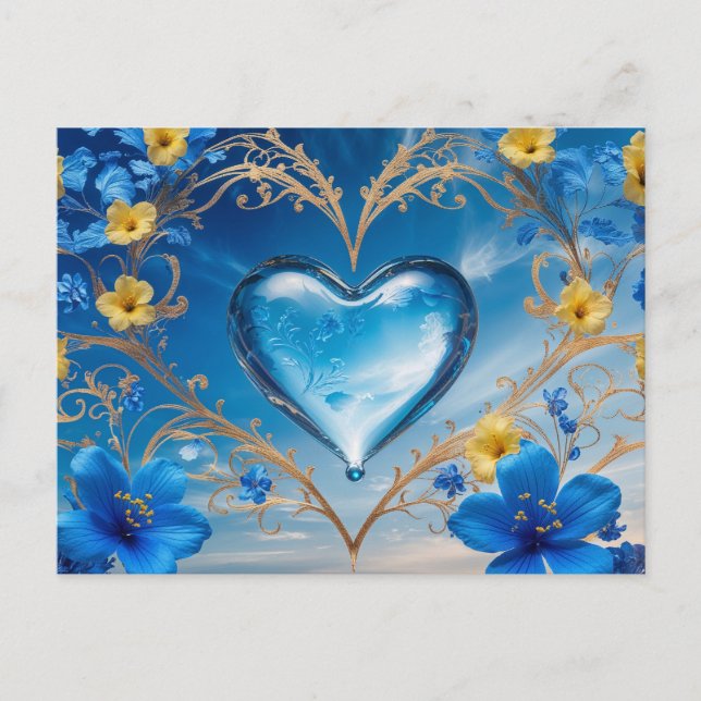 Postal Glückwunschkarte (Anverso)