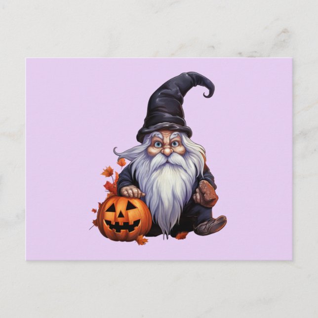 Postal Gnom gnome Halloween (Anverso)