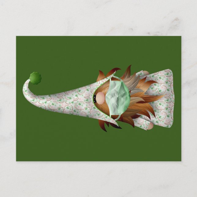 Postal Gnome Covid 19 Postcard (Anverso)