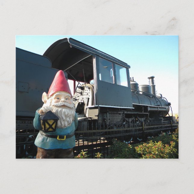 Postal Gnome del tren (Anverso)