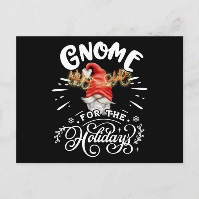 Postal Gnome For The Holidays Christmas Gnome (Anverso)