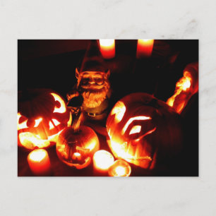 Postal Gnome III del parche de calabaza