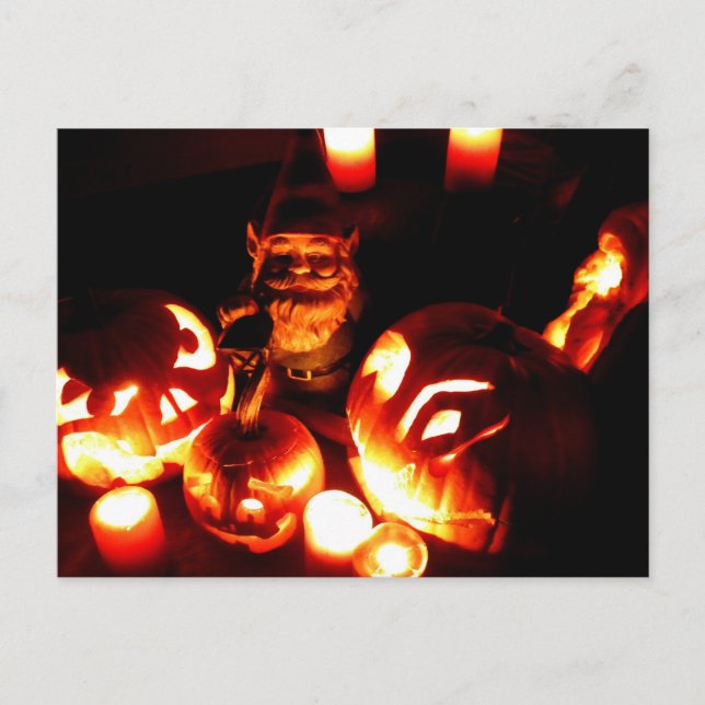 Postal Gnome III del parche de calabaza (Anverso)