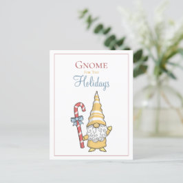 Postal Gnome Para Los Navidades De Vacaciones
