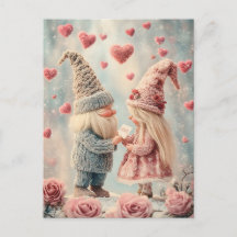 Gnome Romance: Pareja El día de San Valentín Gnome