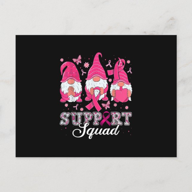 Postal Gnome Support Squad Breast Cancer Awareness Gnomie (Anverso)