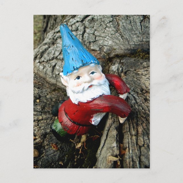 Postal Gnome tropezado (Anverso)