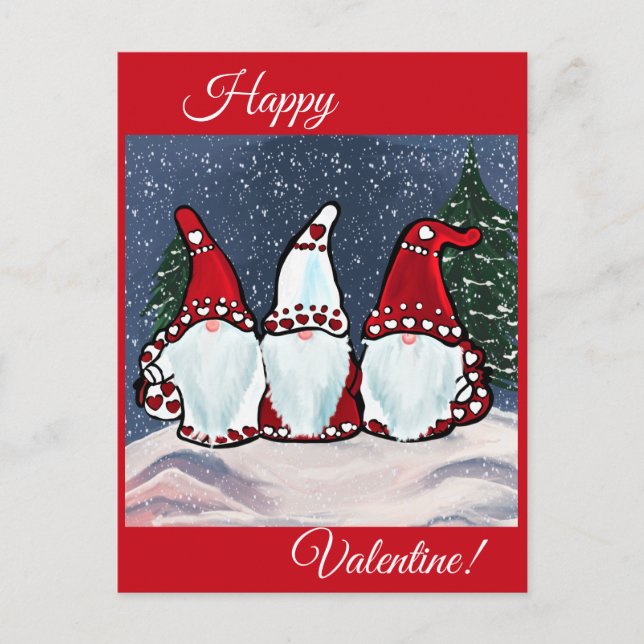 Postal Gnome Valentine (Anverso)