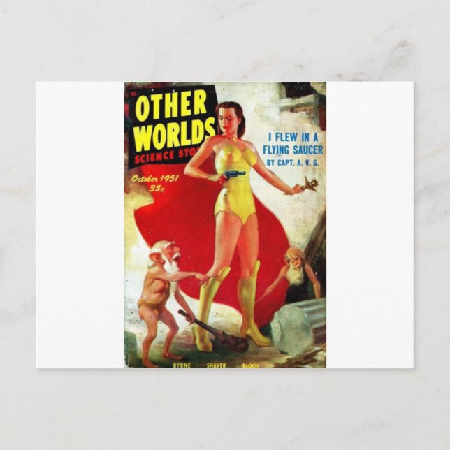 Postal Gnomes de jardín en la playa (Anverso)