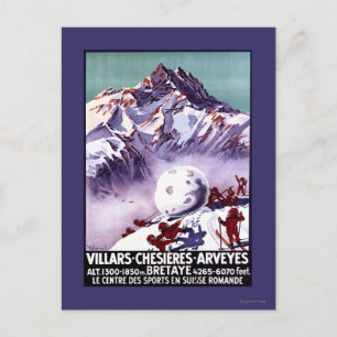 Postal Gnomes traviesos hacen Poster gigante de bola de n
