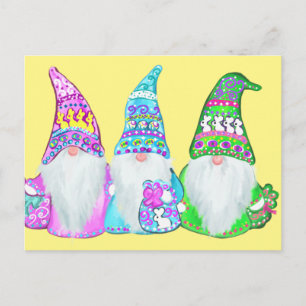 POSTAL GNOMOS DE PASCUA