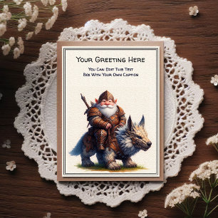 Postal Gnomos para cualquier ocasión y libro de historias