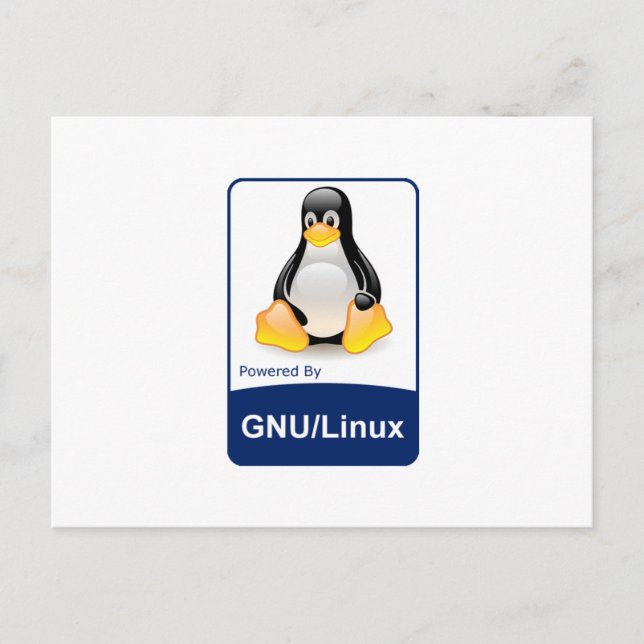 Postal GNU/Linux (Anverso)