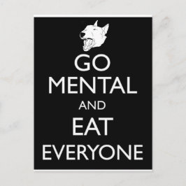 Postal Go Mental Bull Terrier