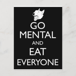 Postal Go Mental Bull Terrier