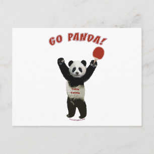 Postal Go Panda Ping Pong