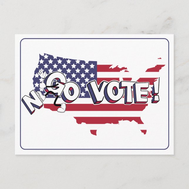 Postal Go Vote! Wahlaufforderungs (Anverso)