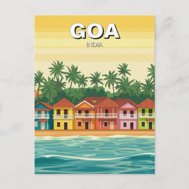 Postal Goa India (Anverso)