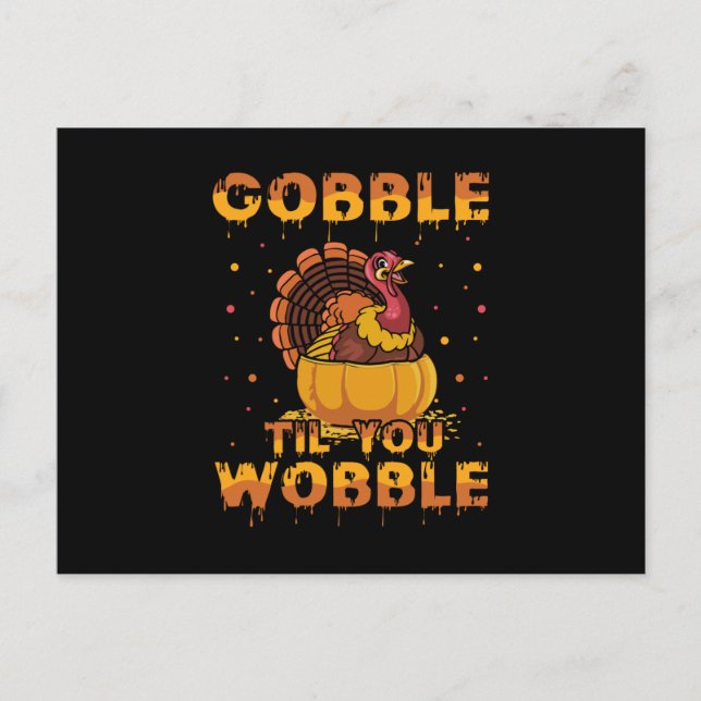 Postal Gobble Til You Wobble (Anverso)