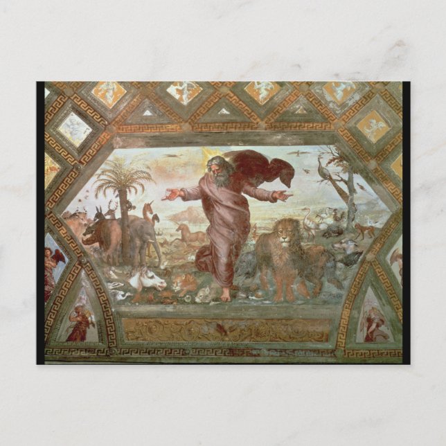 Postal God Creating the Earth (Anverso)