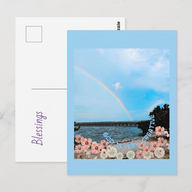 Postal God is very creative (Anverso / Reverso)