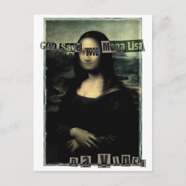 POSTAL GOD_SAVE_THE_MONA_LISA (Anverso)