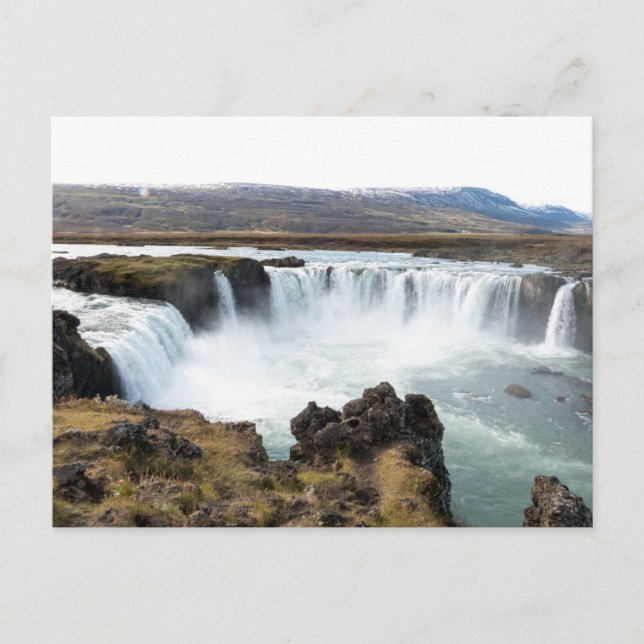 Postal Godafoss, Islandia (Anverso)