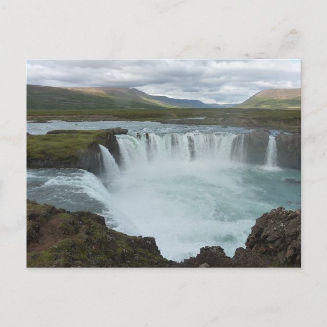 Postal Godafoss Islandia (Anverso)