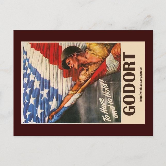 Postal GODORA - Tener y retener (Anverso)