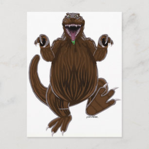 Postal Godzilla Postcard