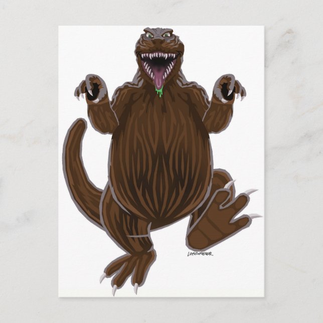 Postal Godzilla Postcard (Anverso)